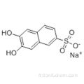 2,3-dihydroxynaphtalène-6-sulfonate de sodium CAS 135-53-5